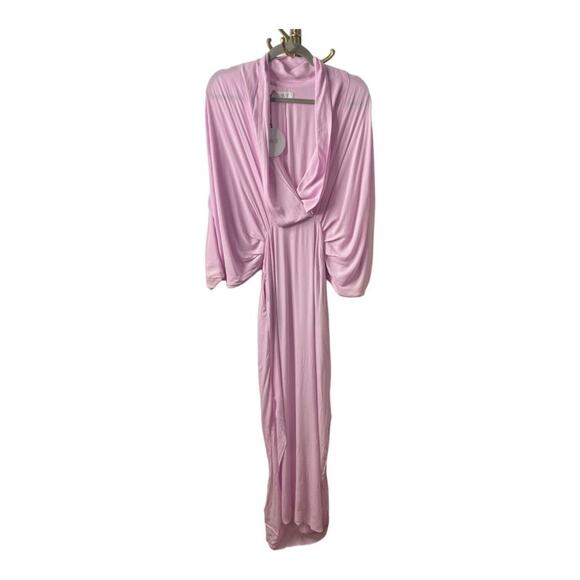 SWF Sunset Maxi Dress Kimono Sleeve Resurrection Draped Spring Summer Vacation S - Picture 4 of 11